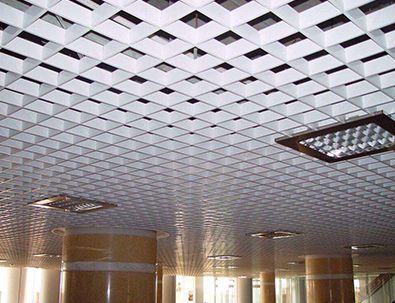 白色鋁格栅吊頂