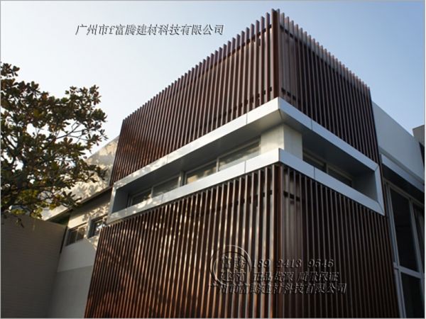 弧形方通幕牆鋁闆