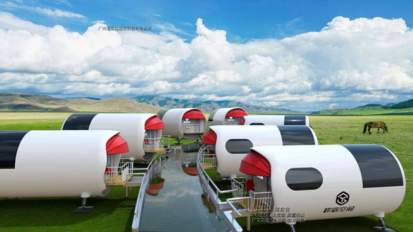 民宿太空艙鋁闆定制