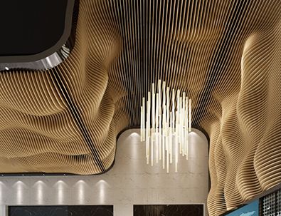 異形吊頂連牆鋁方通