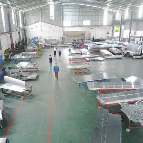 富騰鋁單闆钣金車間
